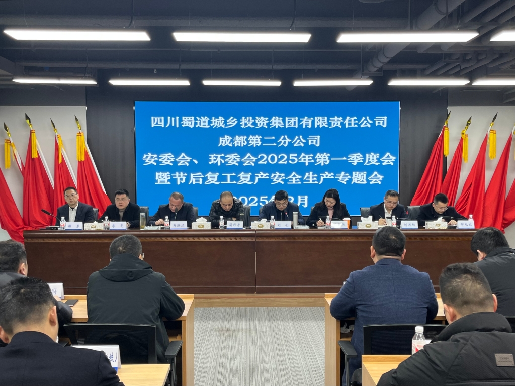 成都第二分公司召开安委会、环委会2025年 第一季度会暨节后复工安全生产专题会